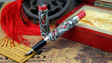 Load image into Gallery viewer, Japanese Noble Phoenix Red & Grey Dragon Fountain Pen - Limited Edition