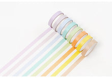 Load image into Gallery viewer, Stunning Macaron Color Washi Tape Sets