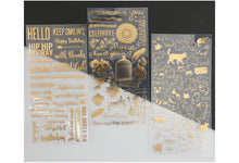 Load image into Gallery viewer, Twinkle Sticker Series Vintage Style Golden Stickers