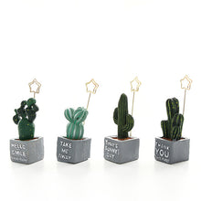 Load image into Gallery viewer, Mini Cactus Memo Pad/ Picture Holders