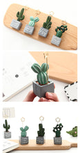 Load image into Gallery viewer, Mini Cactus Memo Pad/ Picture Holders