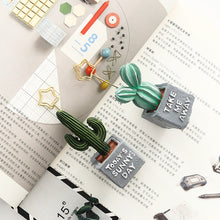 Load image into Gallery viewer, Mini Cactus Memo Pad/ Picture Holders