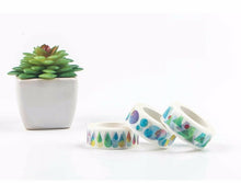 Load image into Gallery viewer, Watercolor Colorful Washi Tapes (8 Designs)