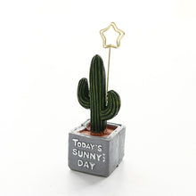 Load image into Gallery viewer, Mini Cactus Memo Pad/ Picture Holders