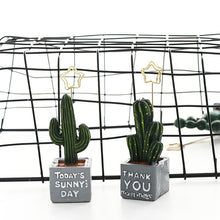 Load image into Gallery viewer, Mini Cactus Memo Pad/ Picture Holders