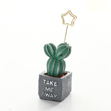 Load image into Gallery viewer, Mini Cactus Memo Pad/ Picture Holders