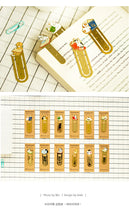 Load image into Gallery viewer, Pottering Cat Gold Pelated Bookmarks (12 Designs)