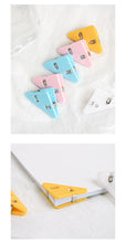 Load image into Gallery viewer, Mini Colorful Corner Paper Clip Sets (5pcs)