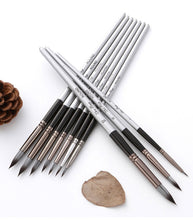 Load image into Gallery viewer, Watercolor Nylon Hair Round Brush Pen Sets (10 pcs)