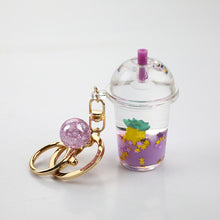 Load image into Gallery viewer, Charming Acrylic Drink Bottle Key Chains (7 colors)