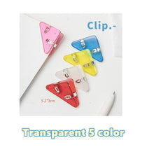 Load image into Gallery viewer, Mini Colorful Corner Paper Clip Sets (5pcs)