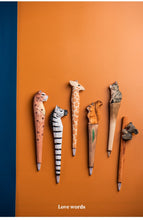 Load image into Gallery viewer, Handmade Wooden Animal Design Gel Pens