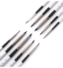 Load image into Gallery viewer, Watercolor Nylon Hair Round Brush Pen Sets (10 pcs)