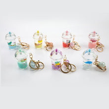 Load image into Gallery viewer, Charming Acrylic Drink Bottle Key Chains (7 colors)