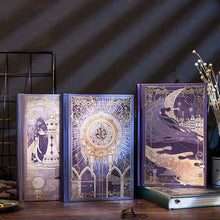 Load image into Gallery viewer, Magic Nights Series Gilded Notebooks (4 Designs)