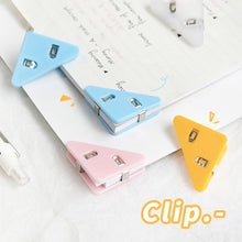 Load image into Gallery viewer, Mini Colorful Corner Paper Clip Sets (5pcs)