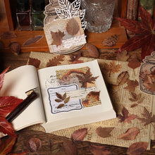 Load image into Gallery viewer, Falling Leaves in a Bottle Fall Stickers