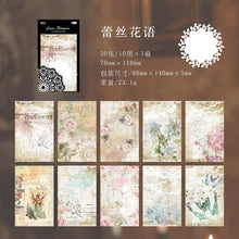 Load image into Gallery viewer, Vintage Style Lace Series Material Paper - 6 Designs