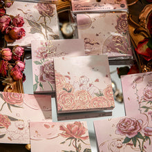 Load image into Gallery viewer, Rose Garden Memoire: Vintage Foil Stamped Sticky Notes