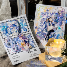 Load image into Gallery viewer, Colorful Snow Flakes Laser Stickers - Limited Edition