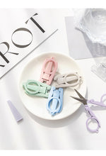 Load image into Gallery viewer, Mini Morandi Color Folding Scissors (5 Colors)