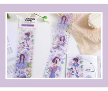 Load image into Gallery viewer, Kawaii Princess in Floral Garden Masking Tape