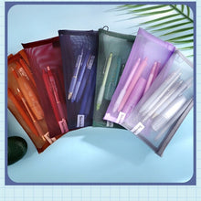 Load image into Gallery viewer, Starry Sky Series Writing Supplies + Mesh Pencil Case (12 Colors)