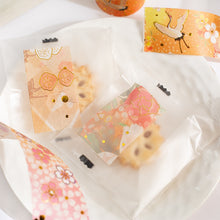 Load image into Gallery viewer, Japanese Gold Foiled Floral Season Washi Tape Sets