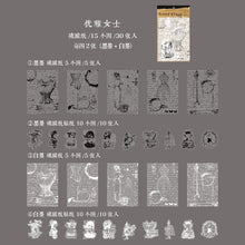 Load image into Gallery viewer, Vintage Shabby Notes Manuscript Material Paper