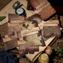Load image into Gallery viewer, Final Chapter of Fantasy Series Burnt Style Kraft Material Papers (8 Designs)
