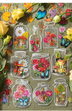 Load image into Gallery viewer, Dreaming Wish Bottle Series Floral Stickers (8 Designs)
