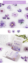 Load image into Gallery viewer, Purple Flower Decorative Stickers