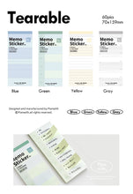 Load image into Gallery viewer, Plan with Memo Sticker Series Memo Pads