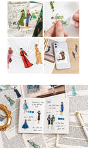 Load image into Gallery viewer, Vintage Series Character Book Stickers (6 Designs)