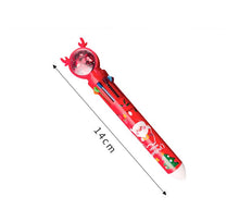 Load image into Gallery viewer, Christmas Theme - 10 in 1 Multi-Color Pen (4 Designs)
