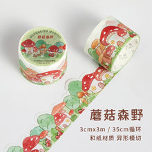 Load image into Gallery viewer, Vintage Style Plant & Nature Washi Tapes