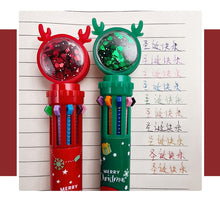 Load image into Gallery viewer, Christmas Theme - 10 in 1 Multi-Color Pen (4 Designs)