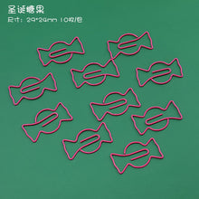 Load image into Gallery viewer, Cute Kawaii Xmas Paper Clips (7 designs)