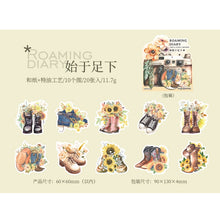 Load image into Gallery viewer, Wanderlust Diary Series Camera Stickers