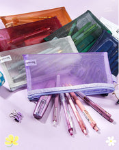 Load image into Gallery viewer, Starry Sky Series Writing Supplies + Mesh Pencil Case (12 Colors)