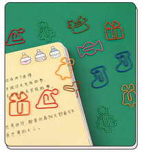 Load image into Gallery viewer, Cute Kawaii Xmas Paper Clips (7 designs)