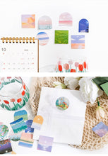 Load image into Gallery viewer, Moonlight Oil Painting Nature Series Stickers