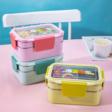 Load image into Gallery viewer, San-X Character Stainless Steel Double-layer Lunch Box (3 Colors)