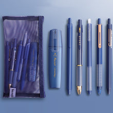 Load image into Gallery viewer, Starry Sky Series Writing Supplies + Mesh Pencil Case (12 Colors)