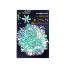 Load image into Gallery viewer, Colorful Snow Flakes Laser Stickers - Limited Edition