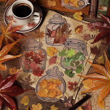 Load image into Gallery viewer, Falling Leaves in a Bottle Fall Stickers