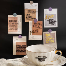 Load image into Gallery viewer, Black & Gold Motivational Stickers