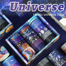 Load image into Gallery viewer, The Universe Space Washi Tape Set (19 pcs)