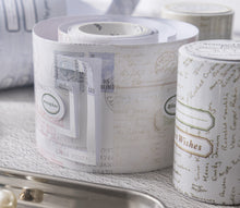 Load image into Gallery viewer, Vintage Manuscripts Bills Stamps Washi Tapes