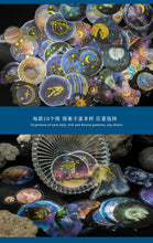 Load image into Gallery viewer, Moon & Universe Series Gold Foiled Stickers (6 Designs)